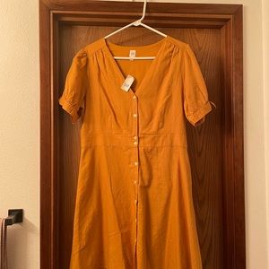 Cotton linen summer dress